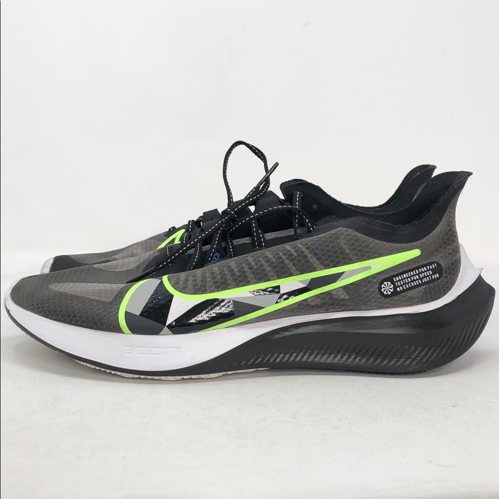 Nike Zoom Gravity Black Smoke Grey BQ3202-009 Mens Running Sneakers - Size 11.5 - Picture 7 of 14